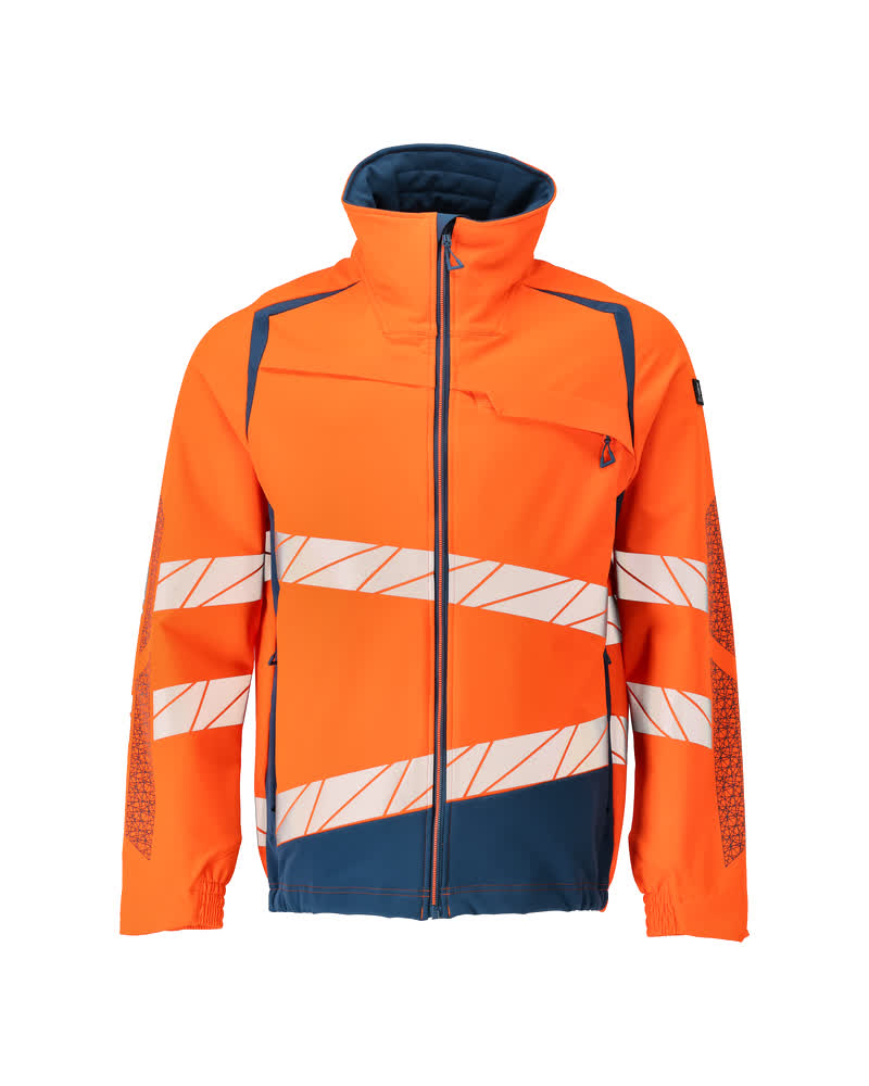 Mascot Jacke Accelerate safe Hi-vis Orange/Dunkelpetroleum
