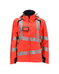 Mascot Damen Hard Shell Jacke Accelerate safe Hi-vis Rot/Schwarzblau