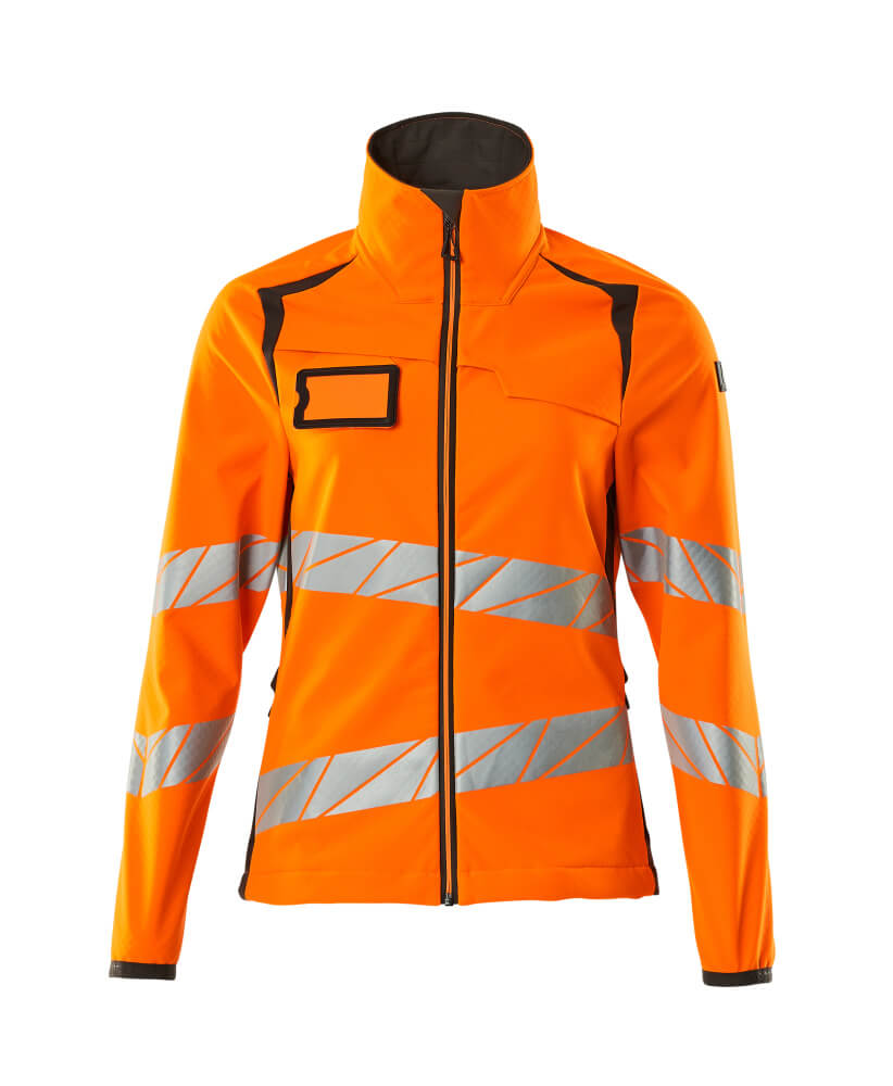 Mascot Damen Soft Shell Jacke Accelerate safe Hi-vis Orange/Dunkelanthrazit