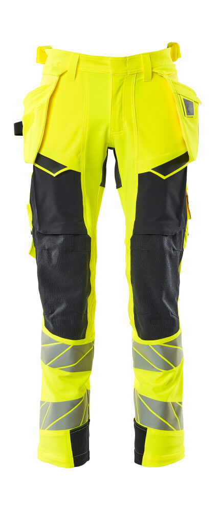 Mascot Hose mit Hängetaschen Accelerate safe Hi-vis Gelb/Schwarzblau