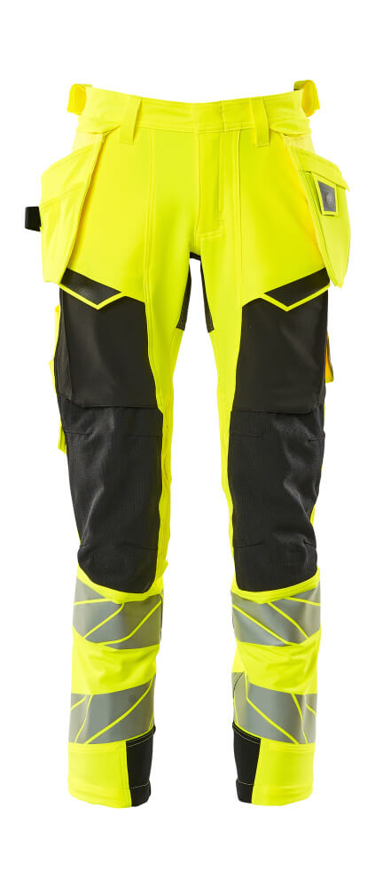 Mascot Hose mit Hängetaschen Accelerate safe Hi-vis Gelb/Schwarz