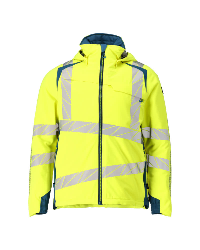 Mascot Winterjacke Accelerate safe Hi-vis Gelb/Dunkelpetroleum