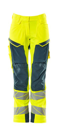 Mascot Hose mit Knietaschen Accelerate safe Hi-vis Gelb/Dunkelpetroleum