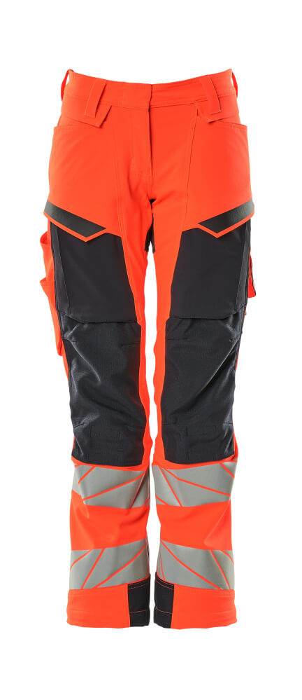 Mascot Hose mit Knietaschen Accelerate safe Hi-vis Rot/Schwarzblau