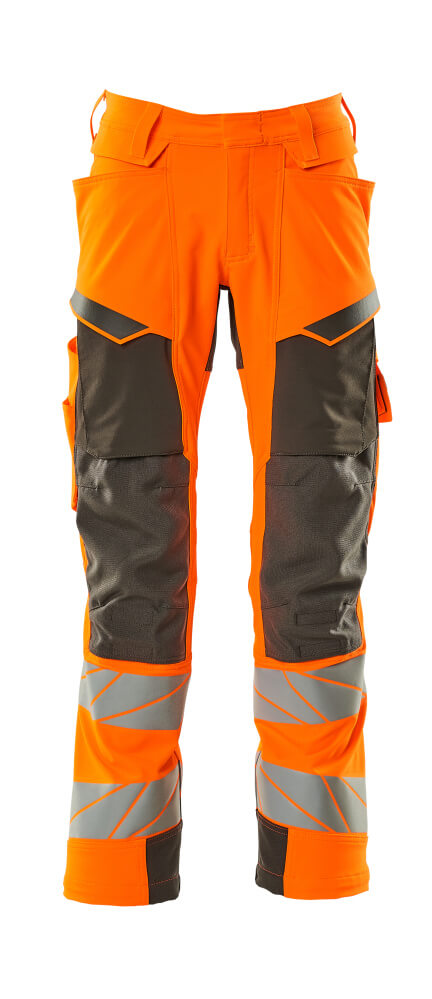 Mascot Hose mit Knietaschen Accelerate safe Hi-vis Orange/Dunkelanthrazit