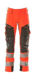 Mascot Hose mit Knietaschen Accelerate safe Hi-vis Rot/Dunkelanthrazit
