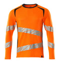 Mascot T-Shirt Langarm Accelerate safe Hi-vis Orange/Schwarzblau