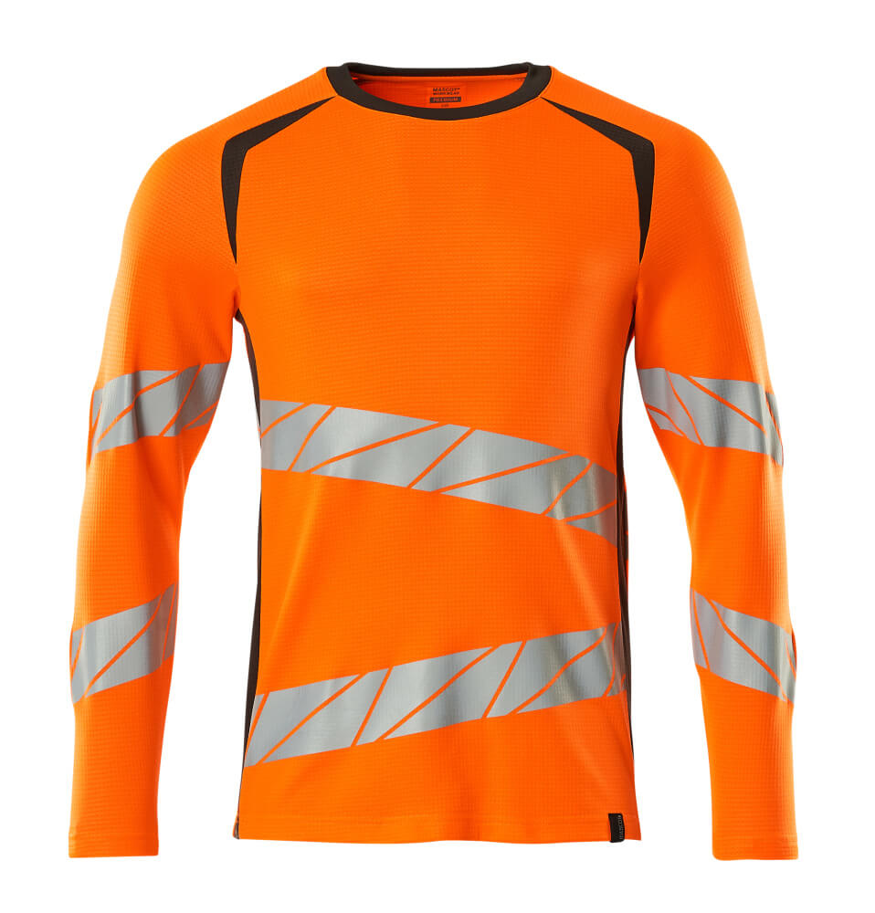 Mascot T-Shirt Langarm Accelerate safe Hi-vis Orange/Dunkelanthrazit
