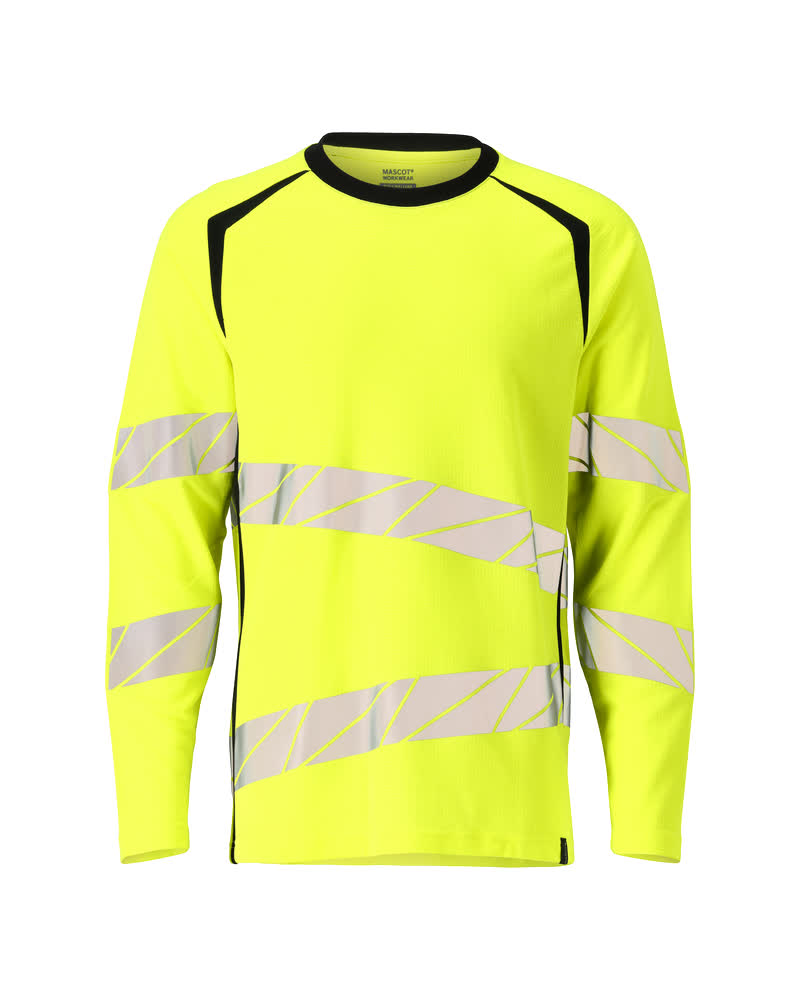 Mascot T-Shirt Langarm Accelerate safe Hi-vis Gelb/Schwarz