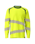 Mascot T-Shirt Langarm Accelerate safe Hi-vis Gelb/Dunkelpetroleum