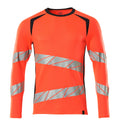 Mascot T-Shirt Langarm Accelerate safe Hi-vis Rot/Schwarzblau