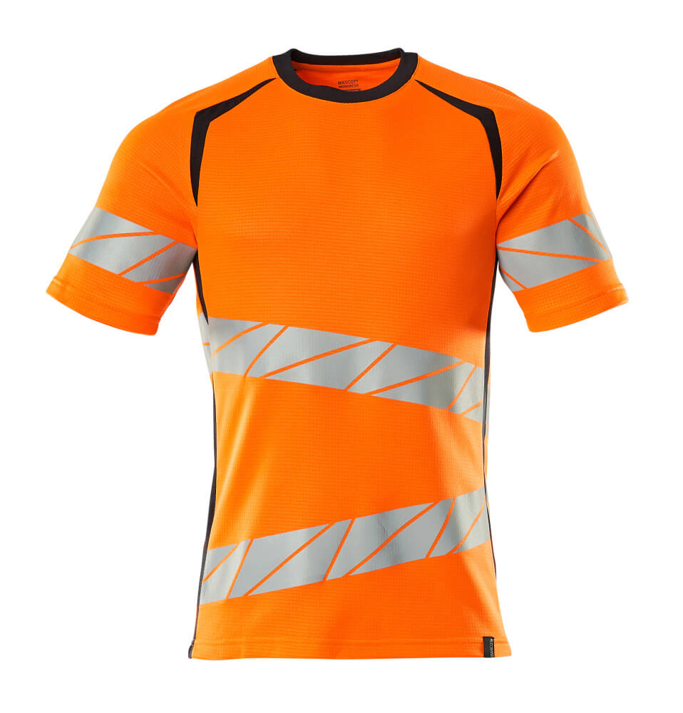 Mascot T-Shirt Accelerate safe Hi-vis Orange/Schwarzblau