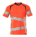 Mascot T-Shirt Accelerate safe Hi-vis Rot/Schwarzblau