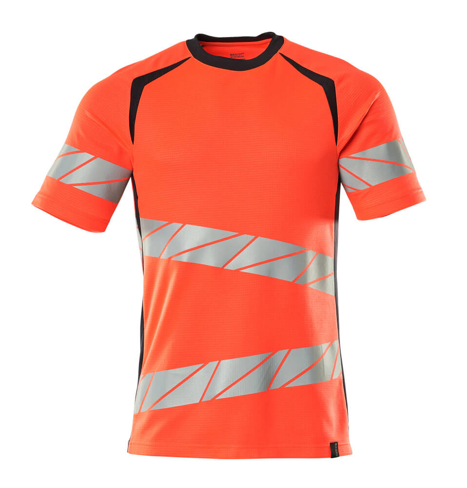Mascot T-Shirt Accelerate safe Hi-vis Rot/Schwarzblau