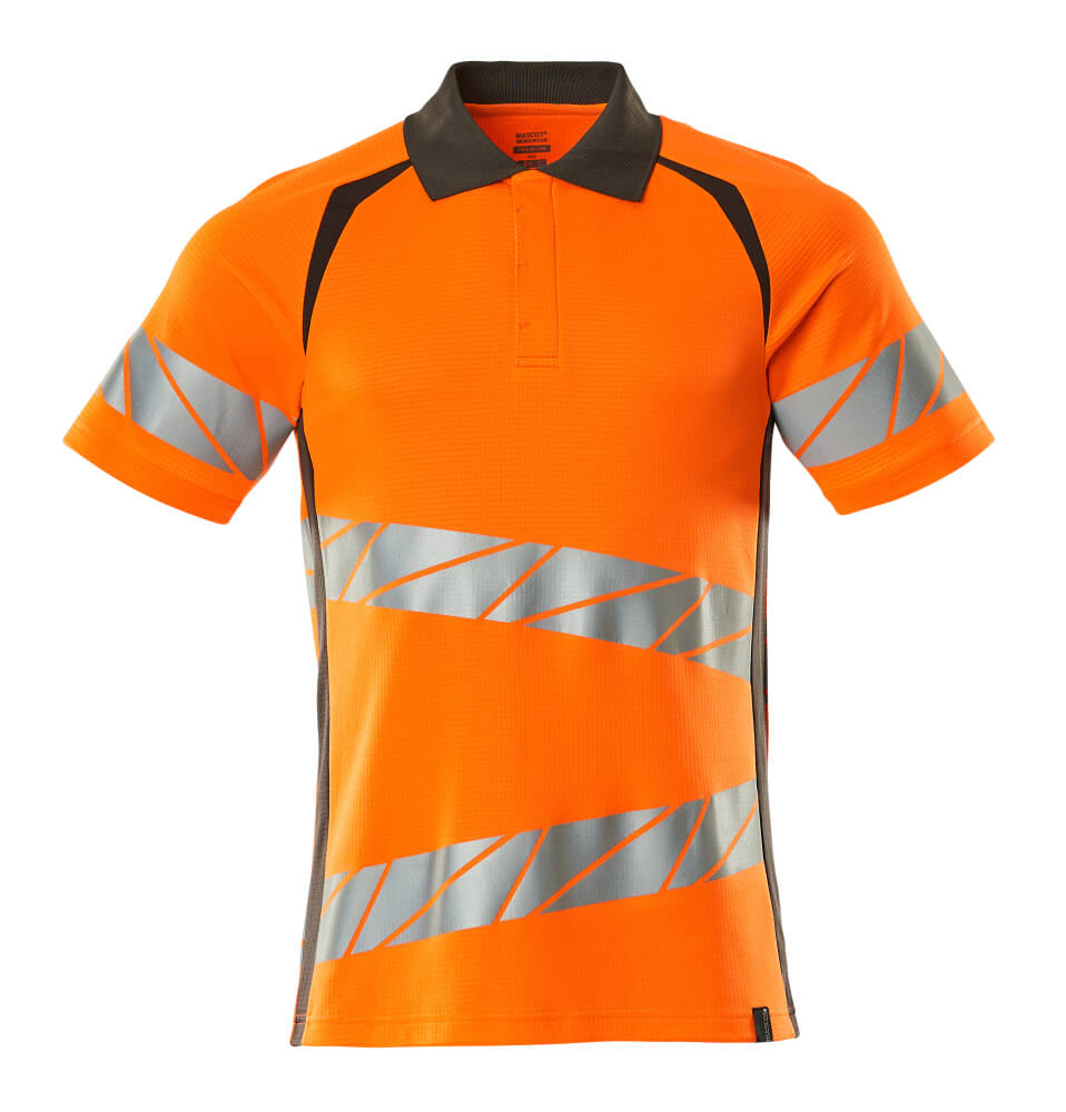 Mascot Polo-Shirt Accelerate safe Hi-vis Orange/Dunkelanthrazit