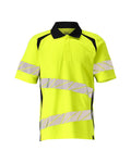 Mascot Polo-Shirt Accelerate safe Hi-vis Gelb/Schwarzblau