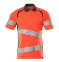 Mascot Polo-Shirt Accelerate safe Hi-vis Rot/Dunkelanthrazit