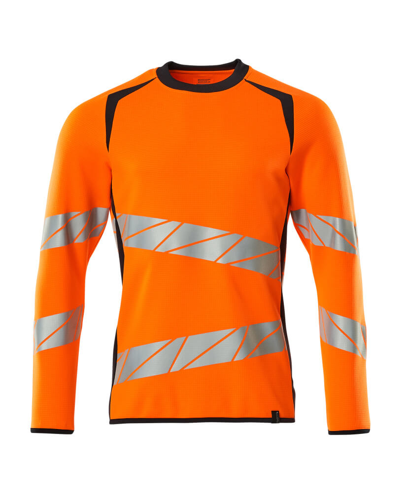 Mascot Sweatshirt Accelerate safe Hi-vis Orange/Schwarzblau