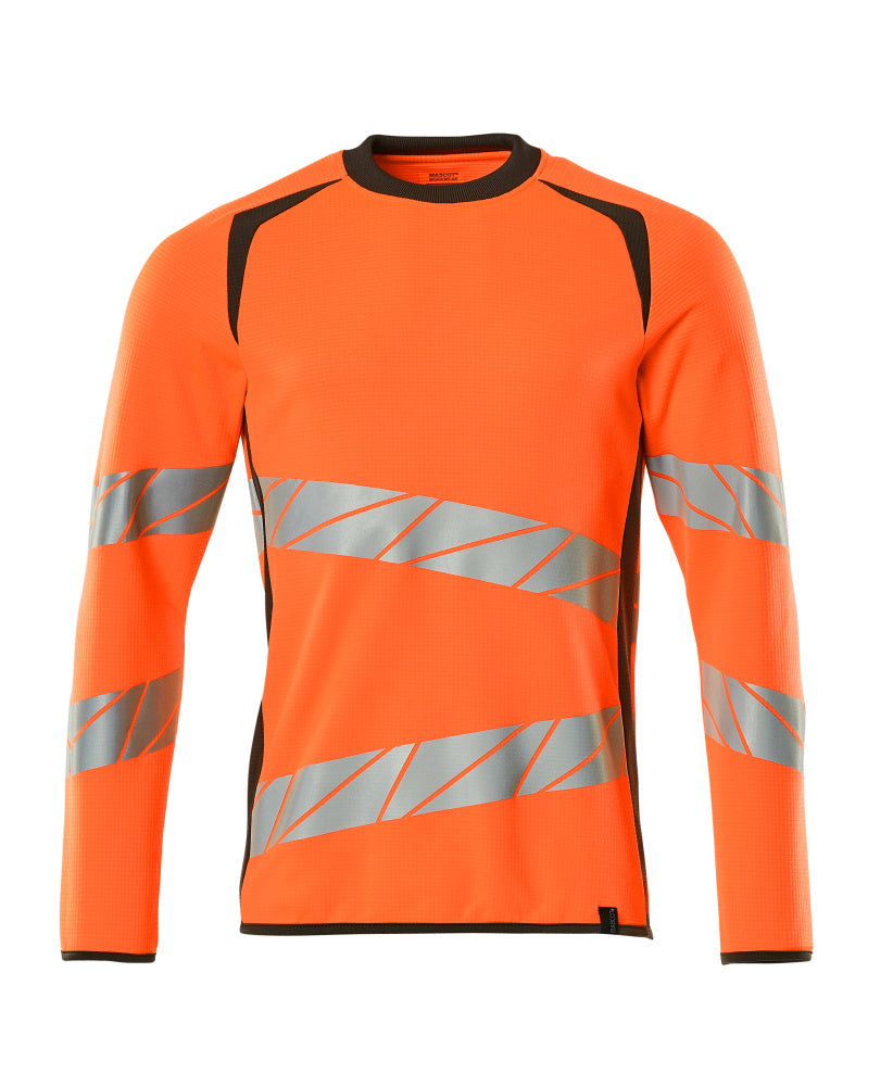 Mascot Sweatshirt Accelerate safe Hi-vis Orange/Dunkelanthrazit