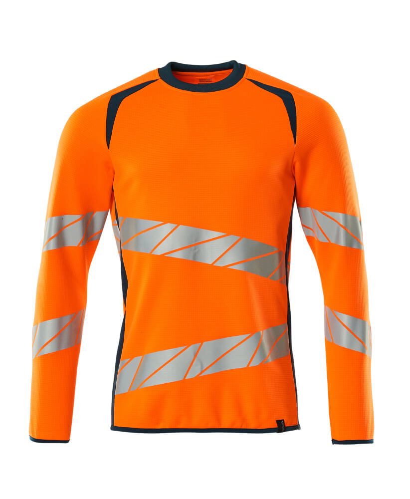 Mascot Sweatshirt Accelerate safe Hi-vis Orange/Dunkelpetroleum