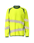 Mascot Sweatshirt Accelerate safe Hi-vis Gelb/Dunkelpetroleum