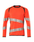 Mascot Sweatshirt Accelerate safe Hi-vis Rot/Schwarzblau