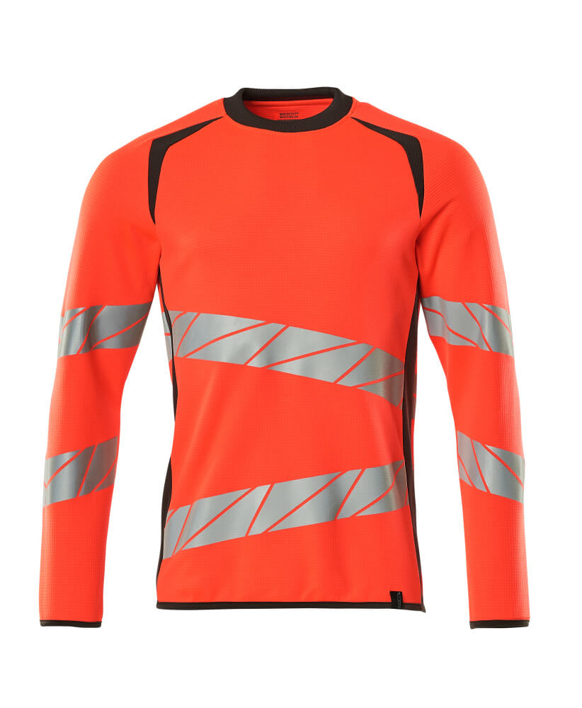 Mascot Sweatshirt Accelerate safe Hi-vis Rot/Dunkelanthrazit