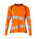 Mascot T-Shirt Langarm Accelerate safe Hi-vis Orange/Schwarzblau