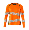 Mascot T-Shirt Langarm Accelerate safe Hi-vis Orange/Moosgrün