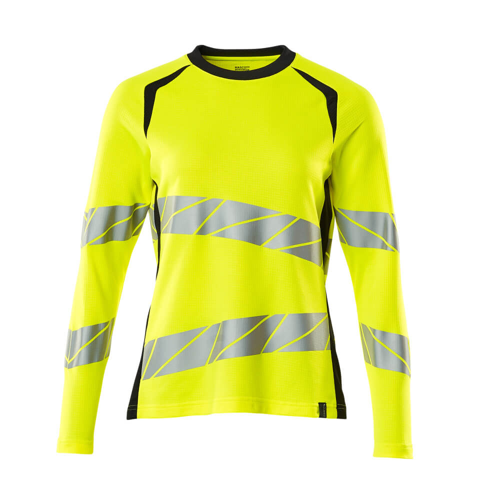 Mascot T-Shirt Langarm Accelerate safe Hi-vis Gelb/Schwarzblau