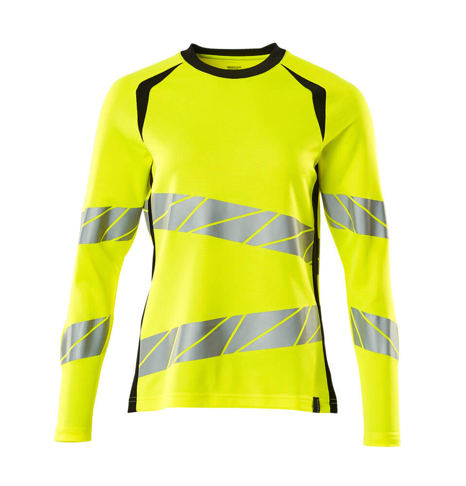 Mascot T-Shirt Langarm Accelerate safe Hi-vis Gelb/Schwarz