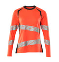 Mascot T-Shirt Langarm Accelerate safe Hi-vis Rot/Schwarzblau
