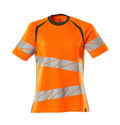 Mascot T-Shirt Accelerate safe Hi-vis Orange/Moosgrün