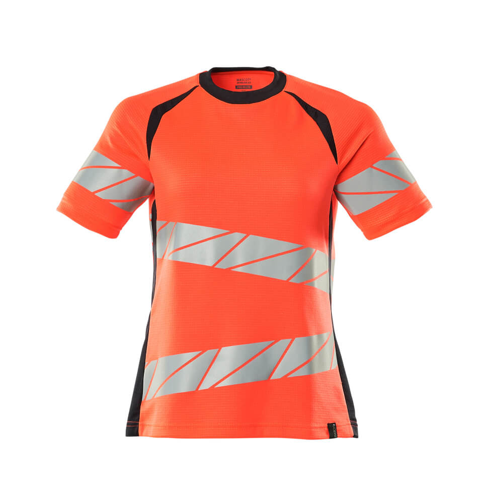 Mascot T-Shirt Accelerate safe Hi-vis Rot/Schwarzblau