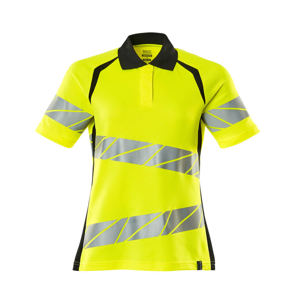 Mascot Polo-Shirt Accelerate safe Hi-vis Gelb/Schwarz