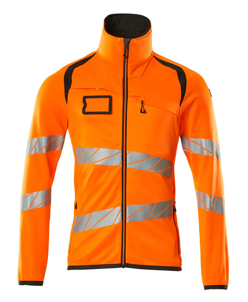 Mascot Fleecepullover mit Reißverschluss Accelerate safe Hi-vis Orange/Dunkelanthrazit