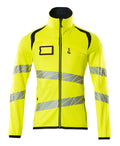Mascot Fleecepullover mit Reißverschluss Accelerate safe Hi-vis Gelb/Schwarzblau