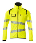 Mascot Fleecepullover mit Reißverschluss Accelerate safe Hi-vis Gelb/Schwarz