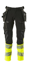 Mascot Hose mit Hängetaschen Accelerate safe Schwarz/Hi-vis Gelb