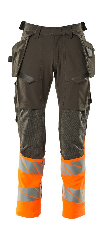 Mascot Hose mit Hängetaschen Accelerate safe Dunkelanthrazit/Hi-vis Orange