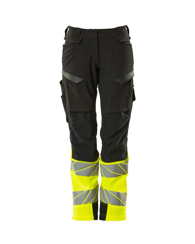Mascot Hose mit Knietaschen Accelerate safe Schwarz/Hi-vis Gelb