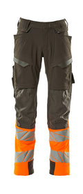 Mascot Hose mit Knietaschen Accelerate safe Dunkelanthrazit/Hi-vis Orange