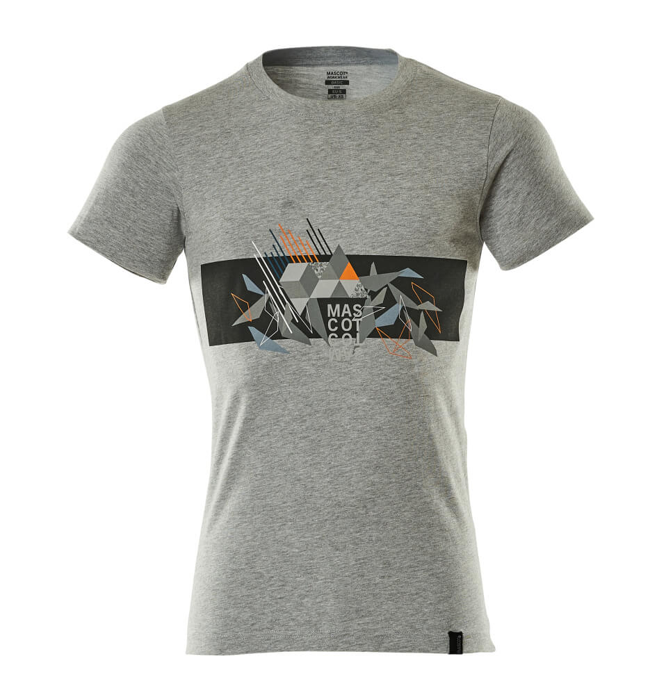 Mascot T-Shirt Accelerate safe Grau-meliert/Hi-vis Orange
