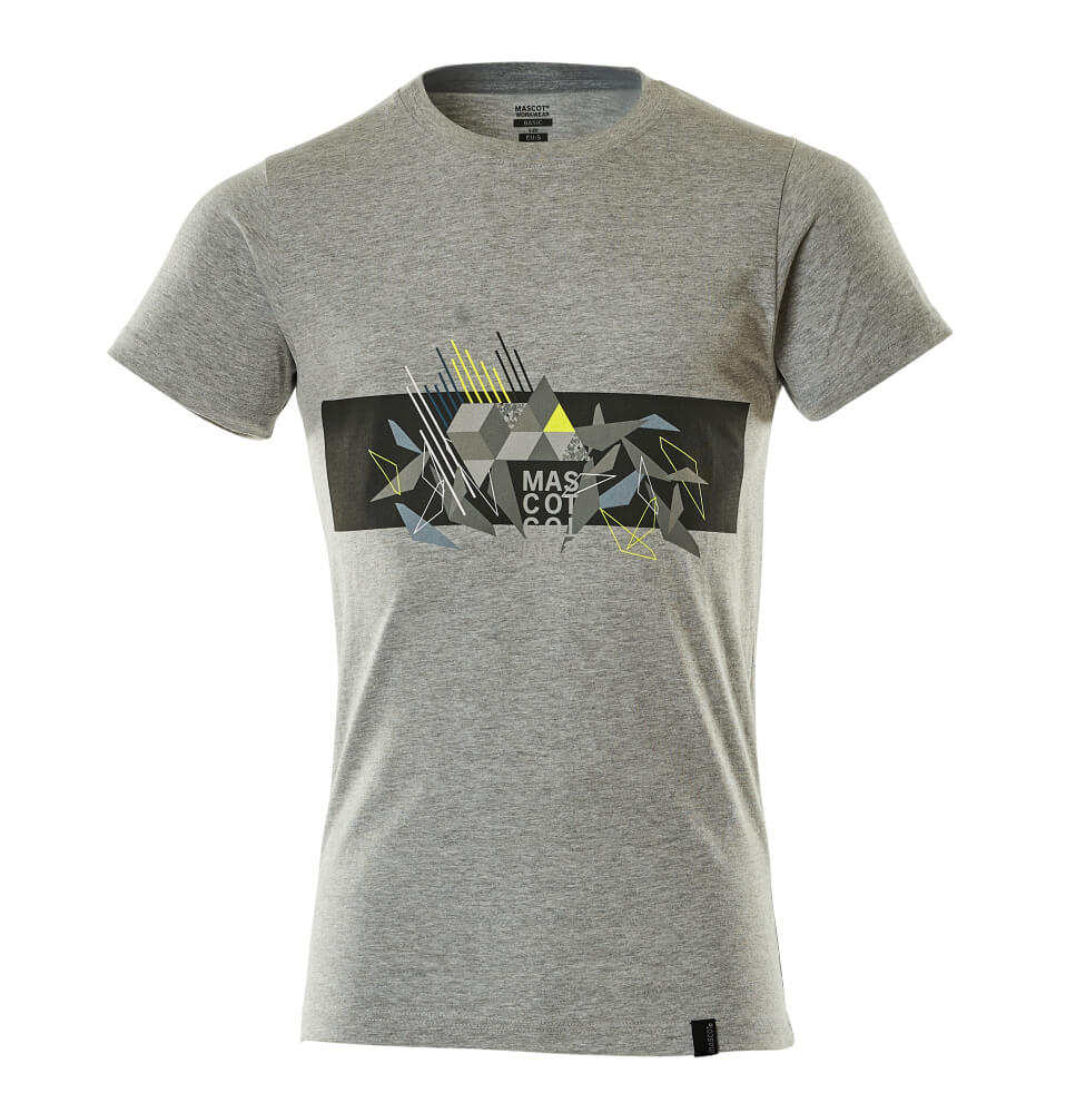 Mascot T-Shirt Accelerate safe Grau-meliert/Hi-vis Gelb