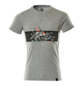 Mascot T-Shirt Accelerate safe Grau-meliert/Hi-vis Rot