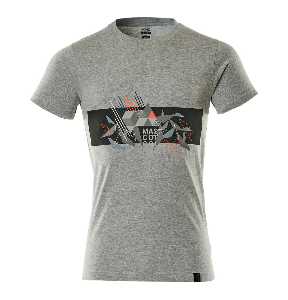 Mascot T-Shirt Accelerate safe Grau-meliert/Hi-vis Rot