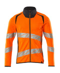 Mascot Sweatshirt mit Reißverschluss Accelerate safe Hi-vis Orange/Schwarzblau