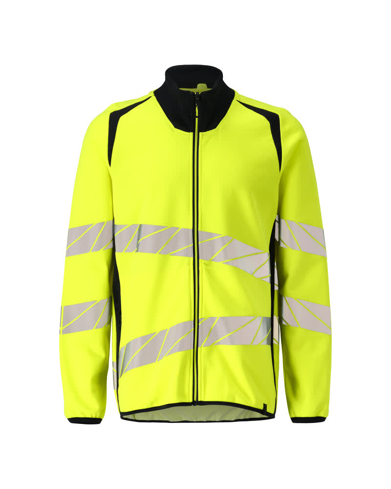 Mascot Sweatshirt mit Reißverschluss Accelerate safe Hi-vis Gelb/Schwarzblau