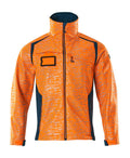 Mascot Soft Shell Jacke Accelerate safe Hi-vis Orange/Dunkelpetroleum
