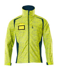 Mascot Soft Shell Jacke Accelerate safe Hi-vis Gelb/Dunkelpetroleum